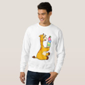 Giraffe Waffle-ijs Trui (Voorkant volledig)