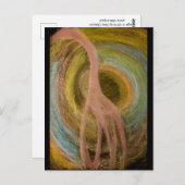 Giraffe wakes briefkaart (Voorkant / Achterkant)