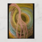 Giraffe wakes briefkaart (Voorkant)