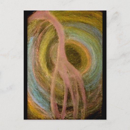 Giraffe wakes briefkaart (Voorkant)