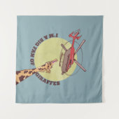 Giraffe Wandkleed (Voorkant (horizontaal))