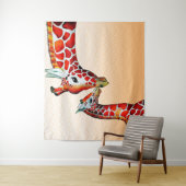 Giraffe Wandkleed (In situ)