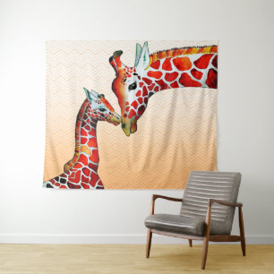 Giraffe Wandkleed