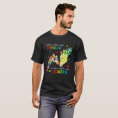 Giraffe Wat Maakt Jou Anders Autisme Bewustzijn T-shirt (Voorkant volledig)