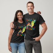 Giraffe Wat Maakt Jou Anders Autisme Bewustzijn T-shirt (Unisex)