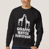 Giraffe Watch Survivor  Cute Giraffe Trui (Voorkant)
