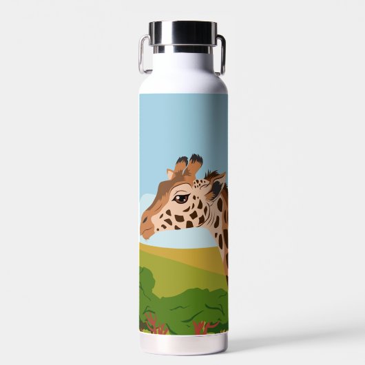 Giraffe Waterfles (Voorkant)