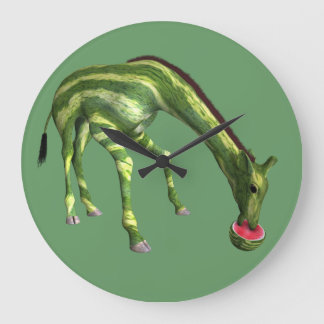 Giraffe Watermeloen Grote Klok