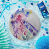 Giraffe Waterverf Birthday Party Paper Bord (Feest)