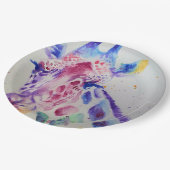 Giraffe Waterverf Birthday Party Paper Bord (Gekanteld)