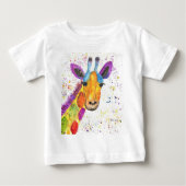 Giraffe waterverf diersoort Safari kinder humor di (Voorkant)