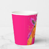 Giraffe Waterverf Oerwoud Baby shower Papieren Bekers (Rechts)