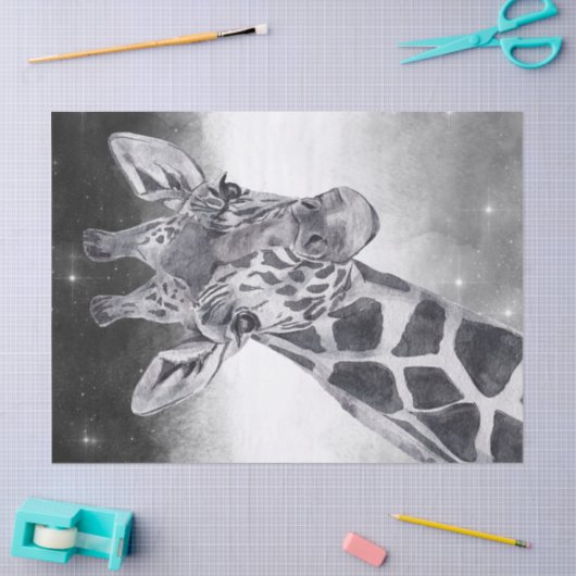 Giraffe Waterverf Tissuepapier (Craft)