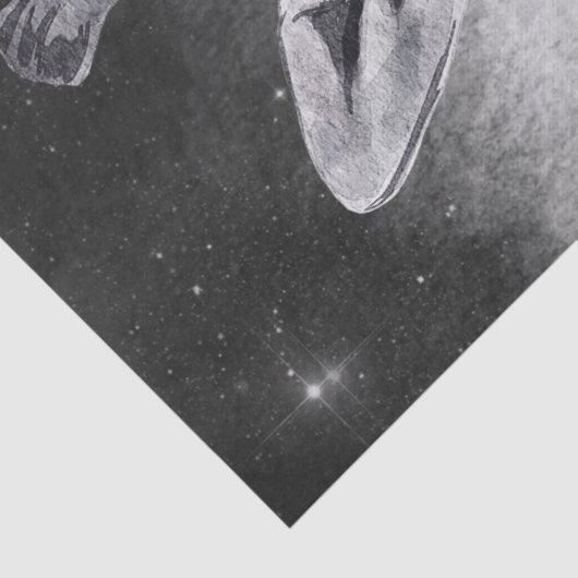 Giraffe Waterverf Tissuepapier (Detail)