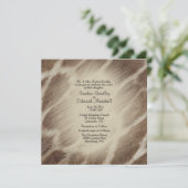 Giraffe Wedding Uitnodiging (Staand voorkant)