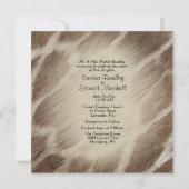 Giraffe Wedding Uitnodiging (Voorkant)