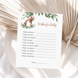 Giraffe wensen voor baby game