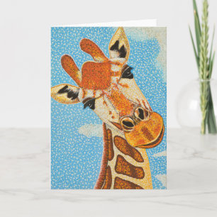 Giraffe Wenskaart Kaart