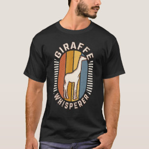 Giraffe Whisperer Classic Retro Animal Lov T-shirt