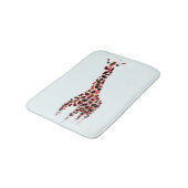 Giraffe Wild Animal Art Badmat (Gekanteld)