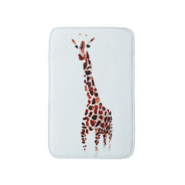 Giraffe Wild Animal Art Badmat