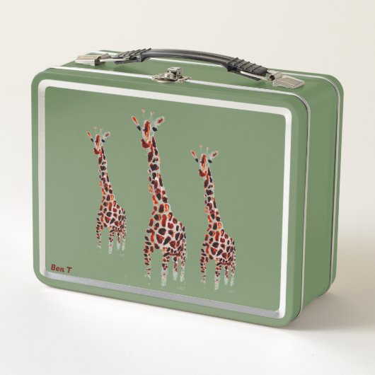Giraffe Wild Animal Art gepersonaliseerd (Voorkant)