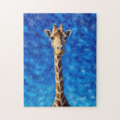 Giraffe Wild Animal Art Puzzel Legpuzzel (Verticaal)