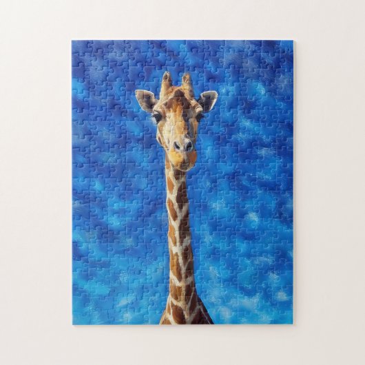  Giraffe Wild Animal Art Puzzel Legpuzzel (Verticaal)