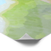 Giraffe wild fantastisch dier poster (Hoek)