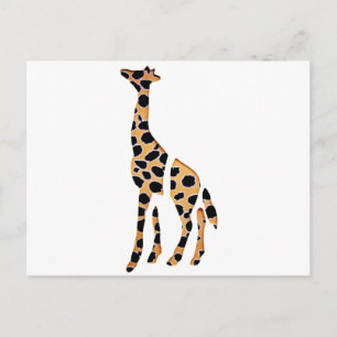 Giraffe Wild Mash Up Briefkaart