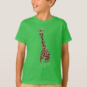 Giraffe Wildlife Animal T-shirt (Voorkant)