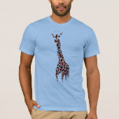 Giraffe Wildlife Art T-shirt (Voorkant)