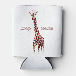 Giraffe Wildlife gepersonaliseerde partij Blikjeskoeler