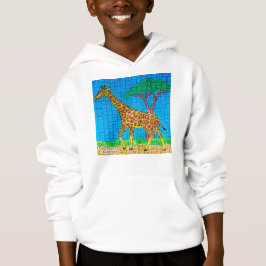 Giraffe (wit) - Jongens Hoodie
