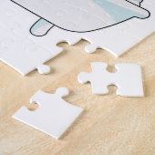 Giraffe with Bathtub with Foam Legpuzzel (Zijkant)