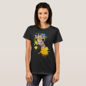 Giraffe with Glasses I Animal  I Giraffes T-shirt (Voorkant volledig)