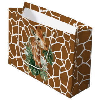 Giraffe With Palms Groot Cadeauzakje