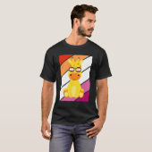 Giraffe With Pride Lesbian Flag LGBTQ Proud Ally P T-shirt (Voorkant volledig)