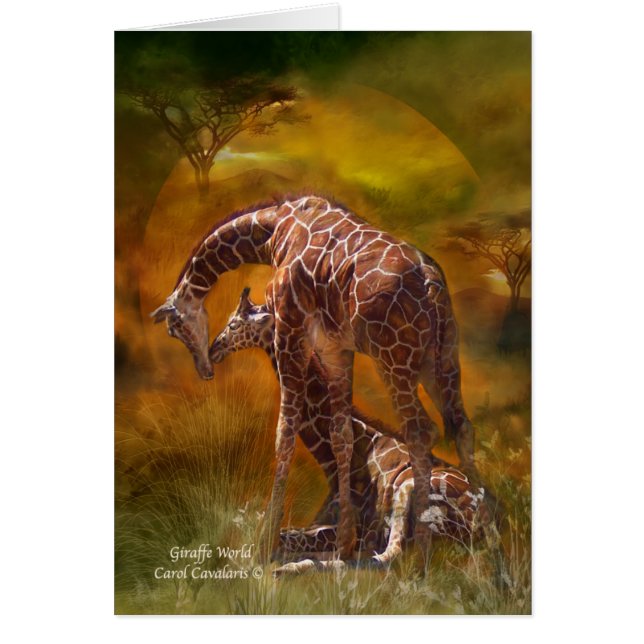 Giraffe World ArtCard (Voorkant)