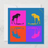 Giraffe Wreath risingdove.com Bedankkaart (Achterkant)