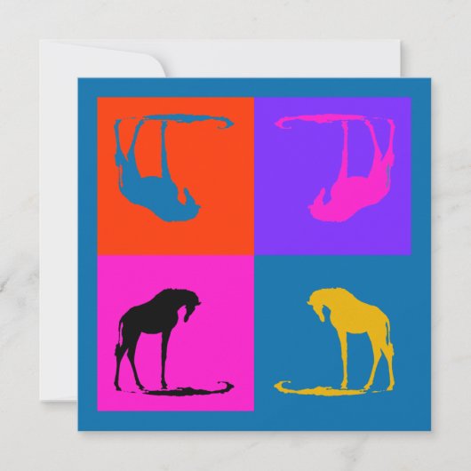 Giraffe Wreath risingdove.com Bedankkaart (Voorkant)