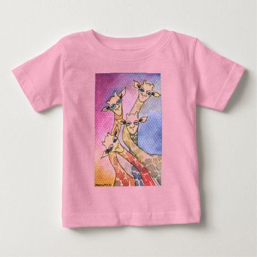 Giraffe Wtercolor Funny Animal (Voorkant)