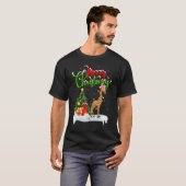 Giraffe   Xmas Decorations Santa Giraffe Christmas T-shirt (Voorkant volledig)