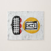 Giraffe zal als je puzzel legpuzzel (Horizontaal)