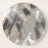 GIRAFFE ZANDSTEEN ONDERZETTER (Voorkant)