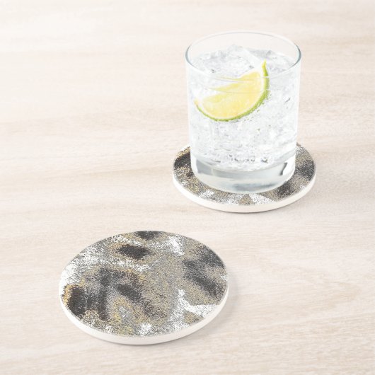 GIRAFFE ZANDSTEEN ONDERZETTER (Zijkant)