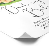 Giraffe - Zeg niet baby Poster (Hoek)