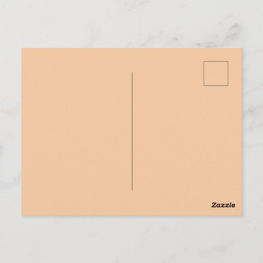 Giraffe zelfreflectie, briefkaart (Achterkant)