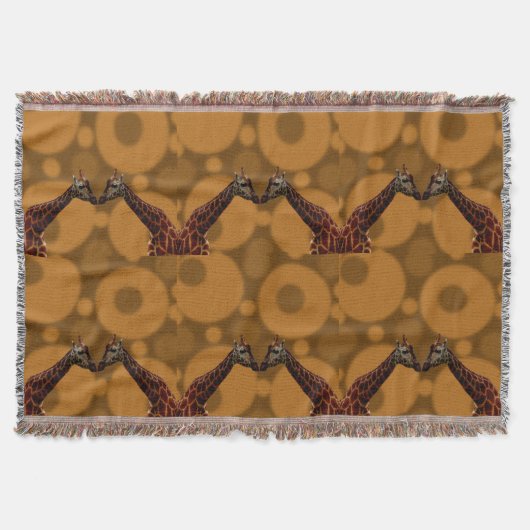 Giraffe zelfreflectie, deken (Voorkant)