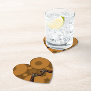 Giraffe zelfreflectie, kartonnen onderzetters